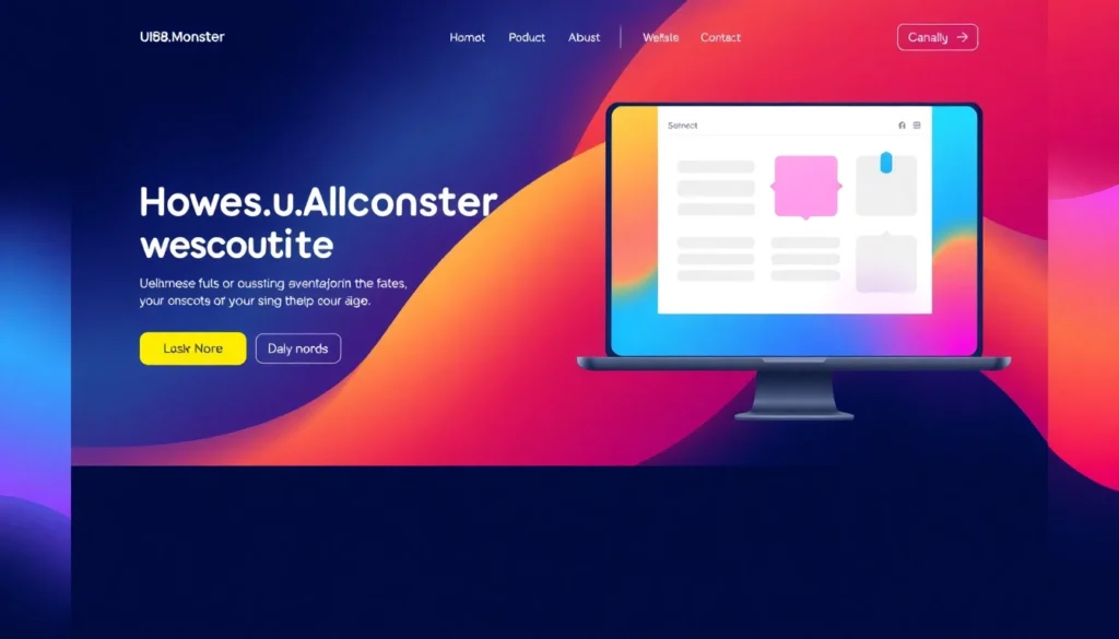 Landing page of https://uu88.monster showcasing user-friendly navigation and engaging visuals in a professional style for enhanced user engagement.