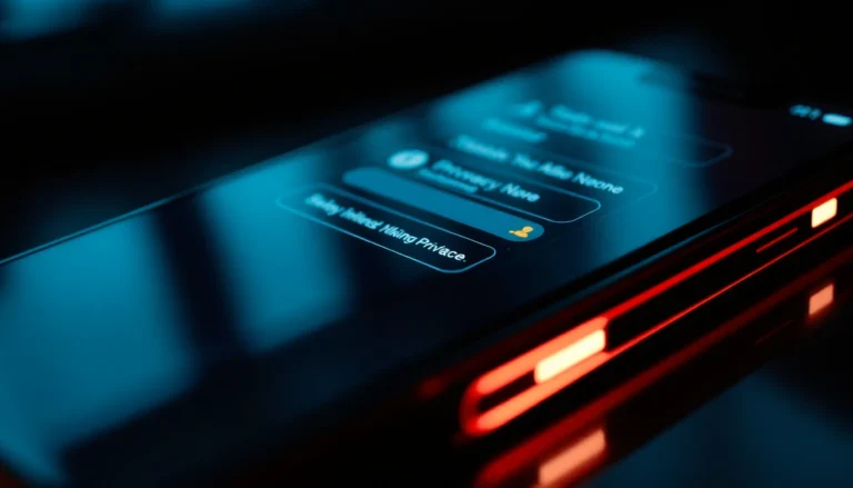 Engaging visual of nsfw ai chat interface on a smartphone, highlighting discreet and advanced digital conversations for adults.