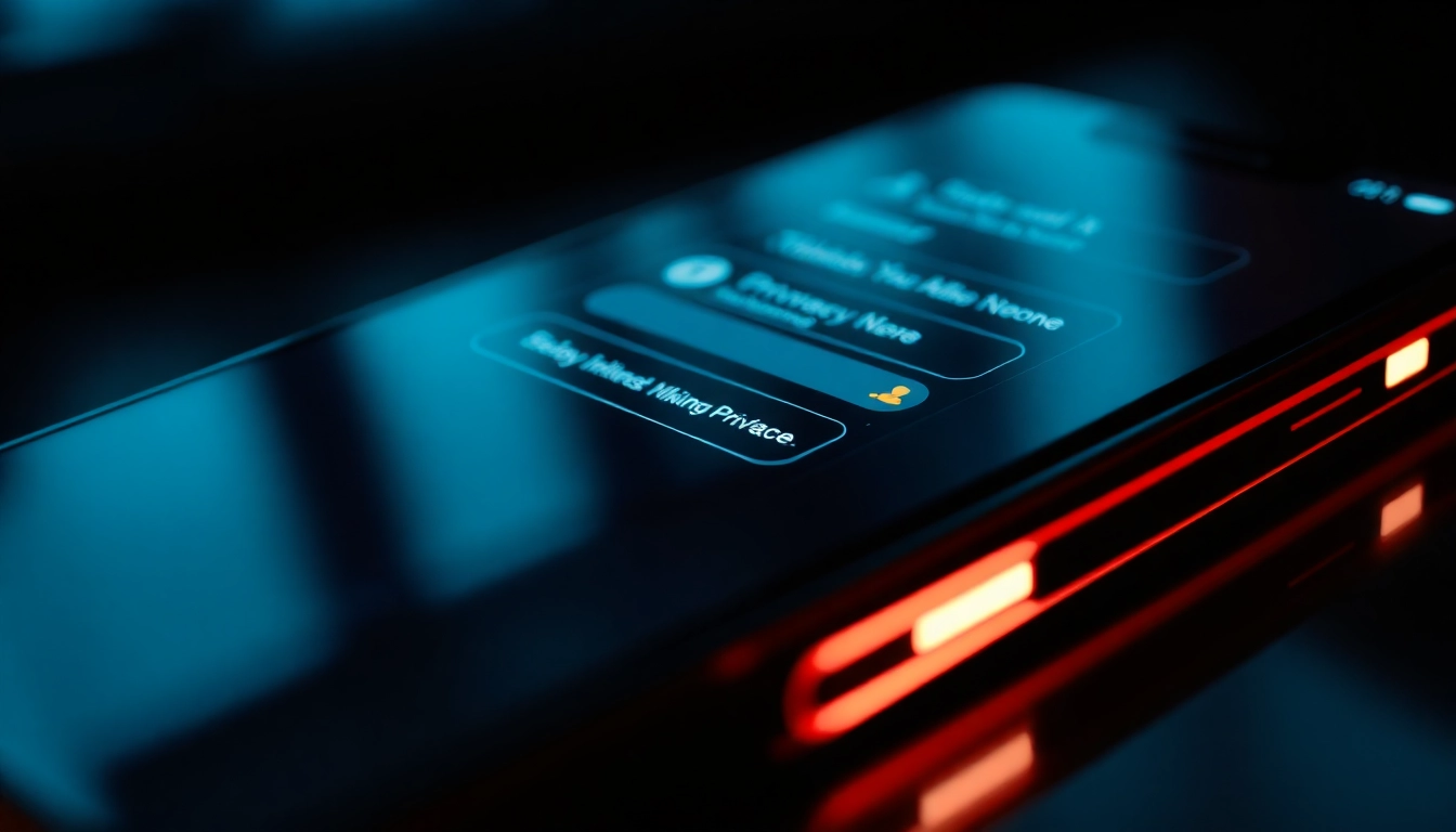 Engaging visual of nsfw ai chat interface on a smartphone, highlighting discreet and advanced digital conversations for adults.