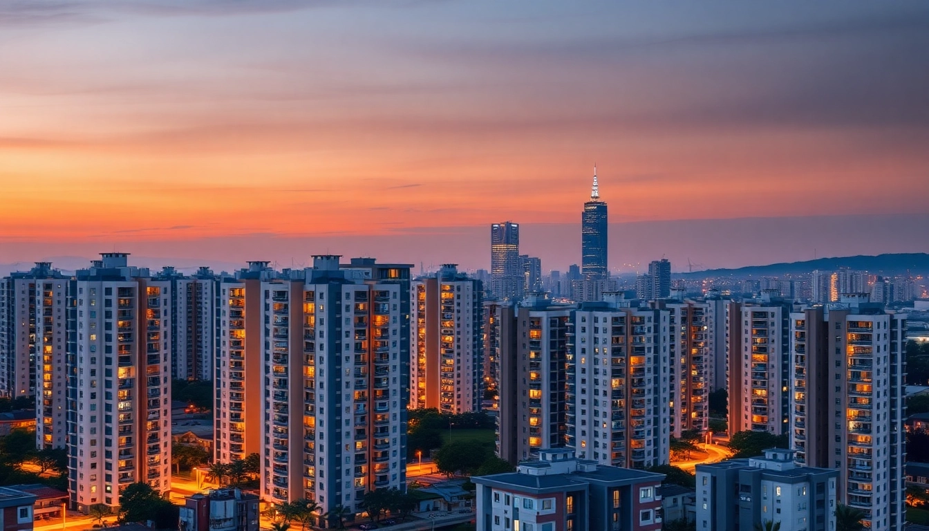 Residential Property News highlights latest market trends with urban development visuals for