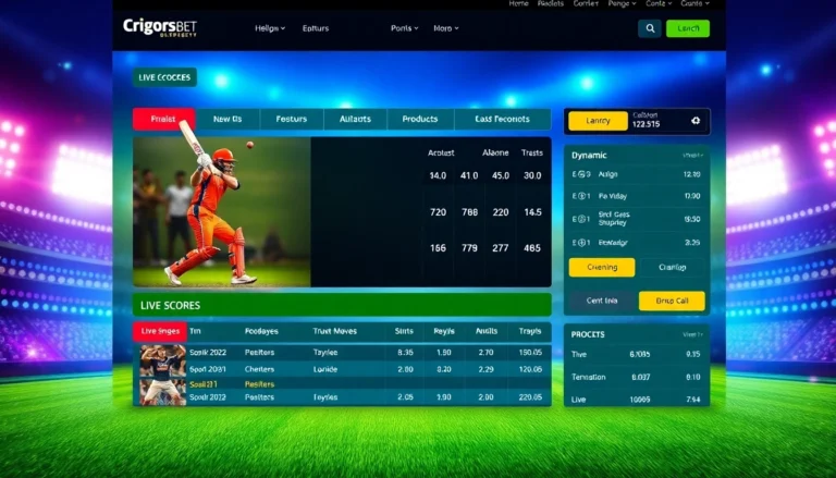 Cricbet99 com online cricket betting platform showcasing live scores and betting options with